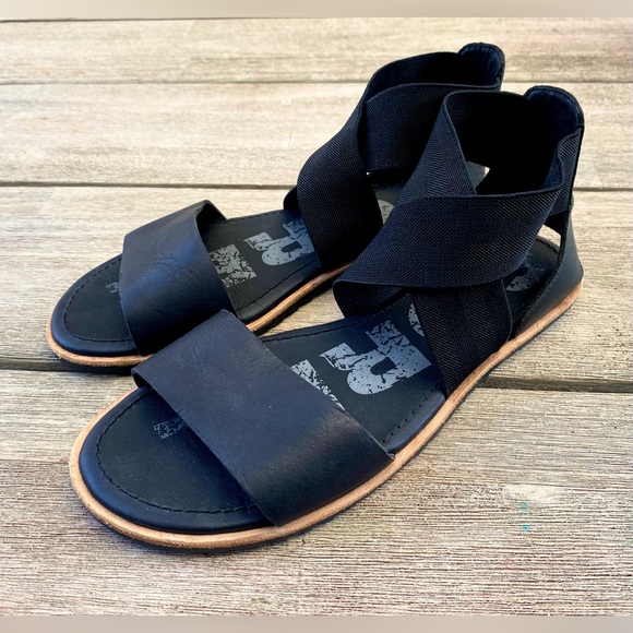 Sorel Shoes - Sorel Ella Leather Sandals Women 6